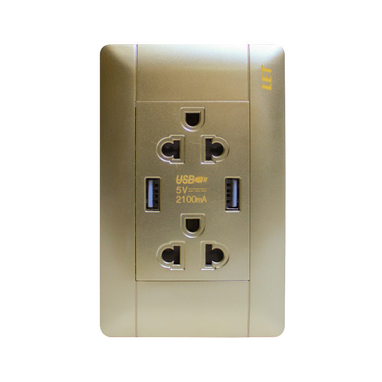 Caja eléctrica Triple para enchufe, USB o interruptores