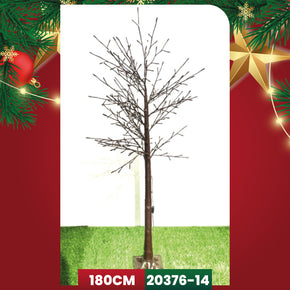 ARBOL DECORATIVO CON LUZ 180cm