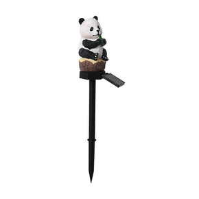 Lámpara Solar en Forma de Panda para Jardín