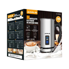 Cafetera Eléctrica Profesional de Acero Inoxidable 240ml