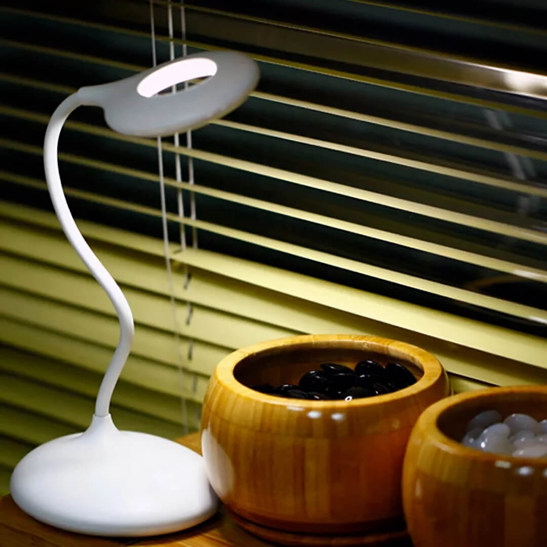 Lámpara LED Flexible USB Recargable para Mesa de Noche - Colores