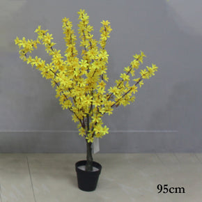 ARBOL DE FLOR CEREZO AMARILLO 95cm