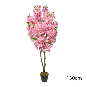 ARBOL DE FLOR CEREZO ROSADO 130cm