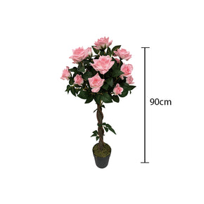 ARBOL DE FLOR ROSA ROSADO 90cm