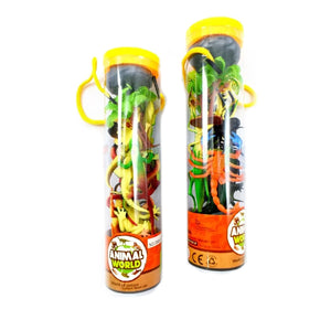 SET DE ANIMALES EN TUBO - MODELOS VARIADOS - CJ-1647385