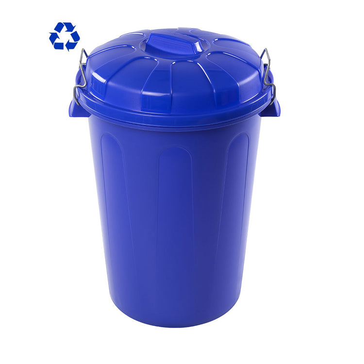 Cubo basura plastico comunidad con tapa 100 Litros Verde