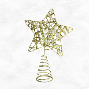 ESTRELLA NAVIDEÑA MEDIANO DORADO - 24 x 18cm