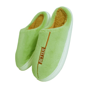 PANTUFLAS PARA MUJER VERDE