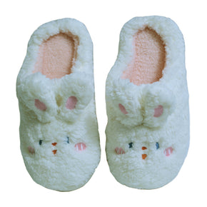 PANTUFLAS PARA MUJER BLANCO