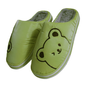 PANTUFLAS PARA MUJER VERDE