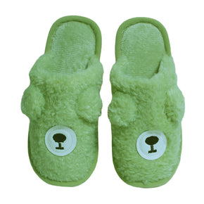 PANTUFLAS PARA MUJER VERDE