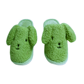 PANTUFLAS PARA MUJER VERDE