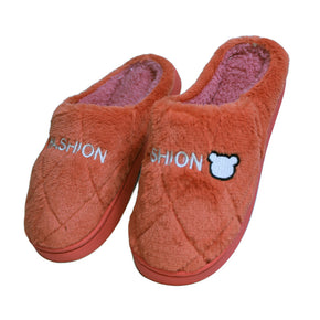 PANTUFLAS PARA MUJER NARANJA