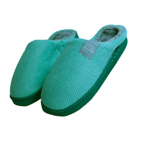 PANTUFLAS PARA MUJER VERDE