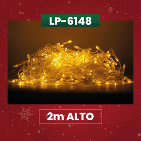 CONTINA DE LUCES NAVIDEÑAS 2m alto - LP-6148