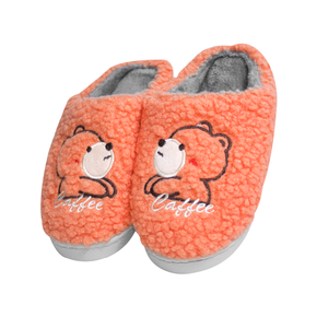 PANTUFLAS PARA MUJER NARANJA