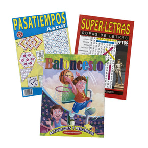 Pack Familiar de 3 Libros de Pasatiempos #2