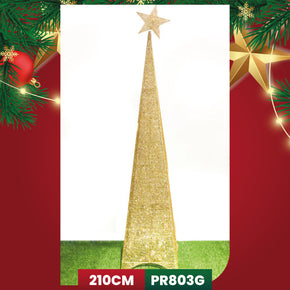 ARBOL DECORATIVO NAVIDEÑO CON LUZ 210cm