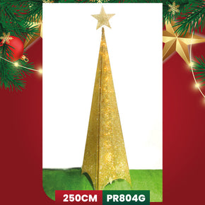 ARBOL DECORATIVO NAVIDEÑO CON LUZ 250cm