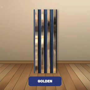 WALL PANEL PVC DE INTERIOR 290 x 17 cm - Golden