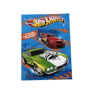 Libro para Colorear de Hot Wheels #2 - 12 Páginas para Niños