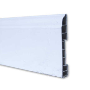 Zócalos PVC 240 x 8 cm - blanco