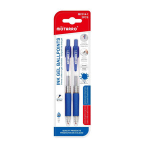 Bolígrafo Tinta Gel Azul x2 Unidades