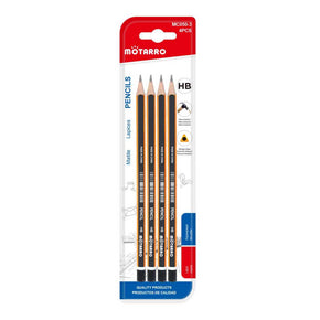 Set de 4 lápices HB ultrarresistentes